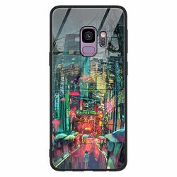 For Samsung S10 Phone Case Night View Tempered Glass Soft Case For Samsung S10 Dushi