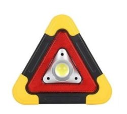 Solar Powered Warning Triangle With LED Lighting And Powerbank