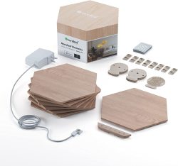 Nanoleaf Elements Wood Look Hexagon Starter Kit 7 Panels
