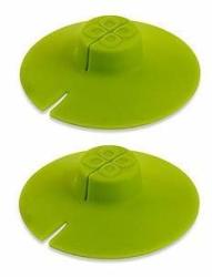 Epoca Silicone Tea Bag Buddy and Cup Cover Lid, 3-Pack, Colors
