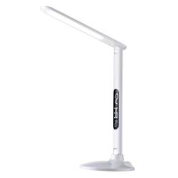 S3 Ac 100-240V 10W Foldable LED 5-GRADE Dimmable Desk Lamp With Calendar Display White