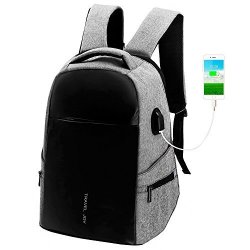 Anti Theft Travel Backpack Anti Theft Daypack Anti Theft Business Backpack College School Backpack Travel Casual Shoulder Backpack USB Charging Port Fits 15.6 Inch Laptop