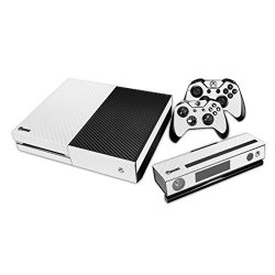 Skins Stickers For Custom Xbox One Controller And Remote Console - Protective Vinyl Decals Covers Games Accessories For Xbox 1 Modded Bundle - White