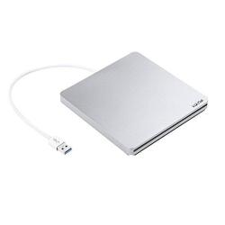 USB External DVD Cd Drive Writer rewriter usb Cd Burner For Macbook Pro Laptop desktops win 7 8.1 10 Silver