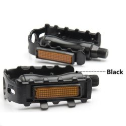 Alloy Pedals With Aluminum Pedal S Light Emitting Chips Brand Pedal Bike Bicycle Cycling ... - Black