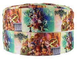 Kingdom Hearts Characters 1 Inch Wide Repeat Ribbon Sold In Yard Lots 3 Yards