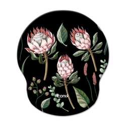 Protea Beauty Mouse Pad With Gel Wrist Guard Support