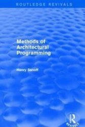 Methods Of Architectural Programming Paperback