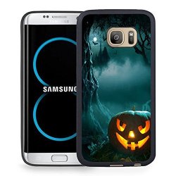S8 Case Samsung Galaxy S8 Black Cover Tpu Rubber Gel - New Halloween Pumpkins