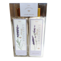 Lavender & Honey Luxury Spa Duo Bath Body Gift Set
