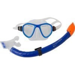 Saekodive Silicone Mask & Snorkel Set- Snr Blue
