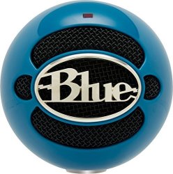 Blue Snowball USB Microphone Electric Blue