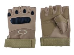 Tactical Gloves Half Fingers Khaki