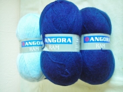 5 X 100 Mohair Knitting Yarn 500 Grs Quality A Soft & Fluffy 40% Mohair Yarn Deep ligh