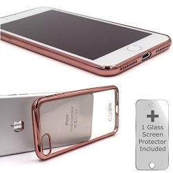 Iphone 7 Plus Case Cover And Screen Protector By Cuvr For Apple Iphone 7 Plus Rose Gold