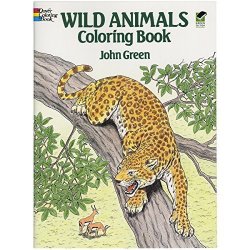 Dover DOV-54760 Dover Publications - Wild Animals Coloring Book
