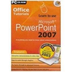 : -learn To Use Powerpoint 2007 PC