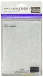 Couture Creations A2 Embossing Folder Dandelion