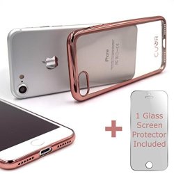 Iphone 7 Case Cover And Screen Protector By Cuvr For Apple Iphone 7 Rose Gold