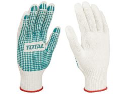 Total Tools Knitted & Pvc Dots Gloves