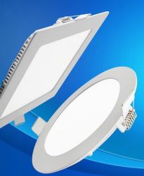Thin Led Panel Light Downlight - Cool White 6w Round square