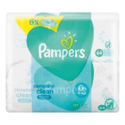 Pampers Baby Wipes Fresh 64 & 39 S 6 Pack