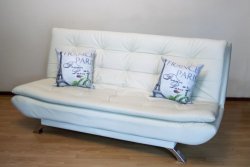 Sleeper Couch White 2 Free Scatter Cushions