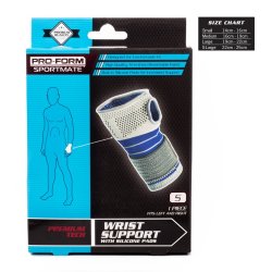 Sportmate Prem Elasticated Wrist Support - Small