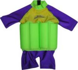 Polyotter Sun Protection Floatsuits 61 Cm Green And Purple