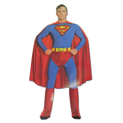 Adult Superman Fancy Dress Costume - Large