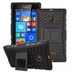 Lumia 435 Case Icovercase Heavy Duty Armor Hybrid Dual Layer Stand Back Holster Cover Case For Microsoft Nokia Lumia 435 Black