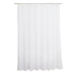 Shower Curtain Happy White