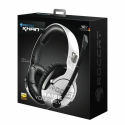 ROCCAT - Khan Pro Gaming Headset - White Pc gaming