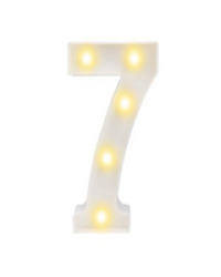 LED Number Light 7