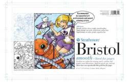 Bristol Board Strathmore Blue Lined For Comic Pages