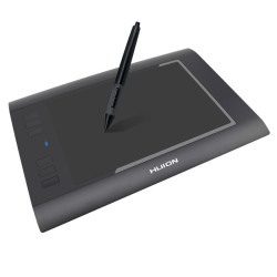 Huion 8 X 5 Inch Graphics Drawing Tablet With 6 Function Keys H58l Black
