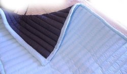 Denim And Cool Aqua Quilt For Large Cots Baby Bedding
