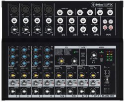 Mackie MIX12FX Mix Series 12-CHANNEL Compact Mixer With Effects Black