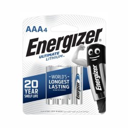 Energizer Batteries Ultimate Lithium Aaa - 4 Pack