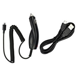 Fenzer Black Travel Auto Car Data Sync Micro USB 6 Ft Charger Cable For Samsung Galaxy Core Prime
