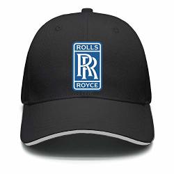 Cool Rolls-royce-symbol-logo-emblem- Black Summer Hats Womens Mens