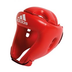Adidas Medium Boxing Head Guard - Red