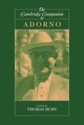 The Cambridge Companion to Adorno Cambridge Companions to Philosophy