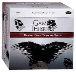 Rittenhouse Archives Game Of Thrones Season 4 Factory Sealed Box Of 24 Trading Card Packs