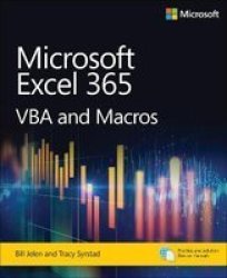 Microsoft Excel 365 Vba And Macros Paperback