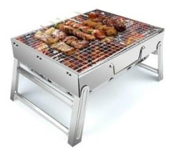 Portable Stainless Steel Braai Stand Grill Large