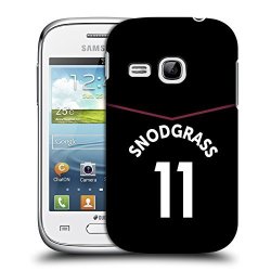 Official West Ham United Fc Robert Snodgrass 2017 18 Players Away Kit Group 2 Hard Back Case For Samsung Galaxy Young S6310