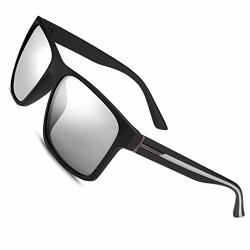 Polarized Sunglasses for Men Driving Mens Sunglasses Rectangular Vintage  Sun Glasses For Men/Women