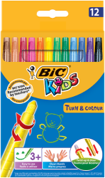 BIC Turn And Colour Assorted 12 Pack