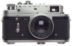 ZORKI-4 Rangefinder 35MM Vintage Russian Film Camera Leica Copy Jupiter 2 50 - Rangefinder